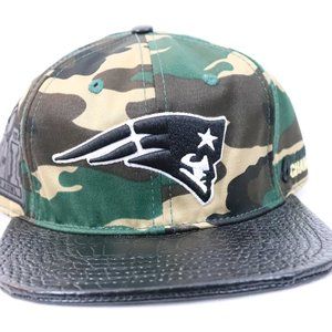 New England Patriots Camo Adjustable Hat Snapback